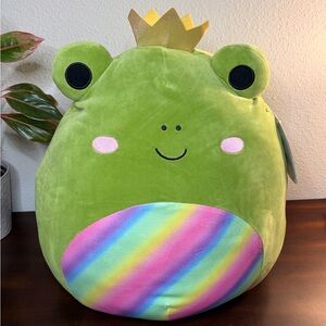 16” Squishmallow Doxl The Rainbow Belly Frog Prince